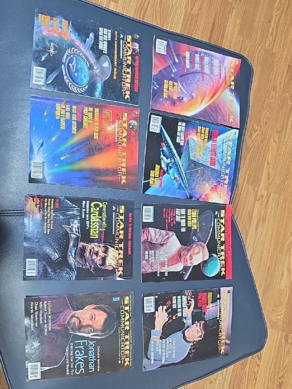 Star Trek Communicator Magazine Lot - Colorful Cover Set
